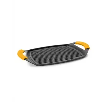 IBILI Vulcano Rectangular Grill Pan 36x22.5 cm Non-Stick Cast Aluminum