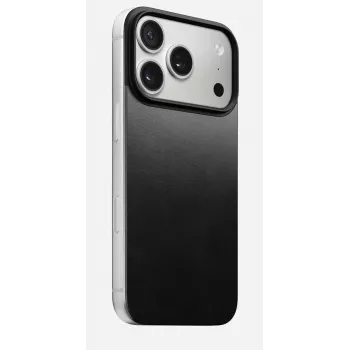 NOMAD Magnetic Leather Back for iPhone 17 Pro – MagSafe Compatible, Horween Leather, Black
