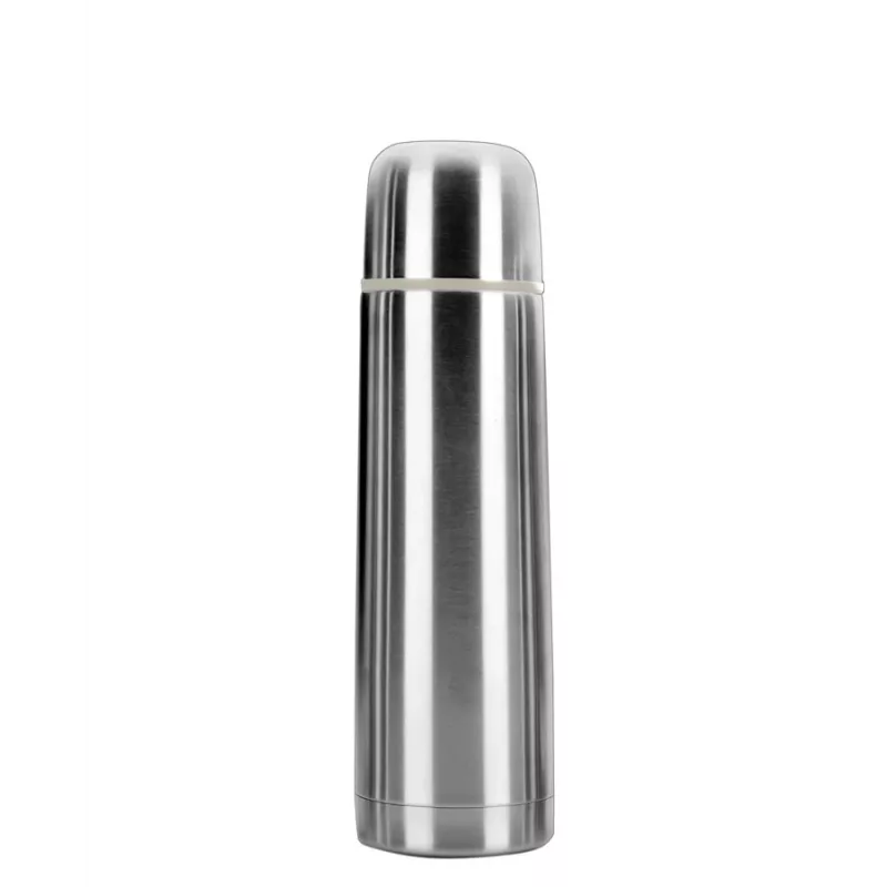 IBILI Stainless Steel Vacuum Insulated Thermos Flask, 1000 ml, Brushed Silver