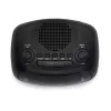 AIWA CR-09J FM Clock Radio with Dual Alarm, LED Display, Black