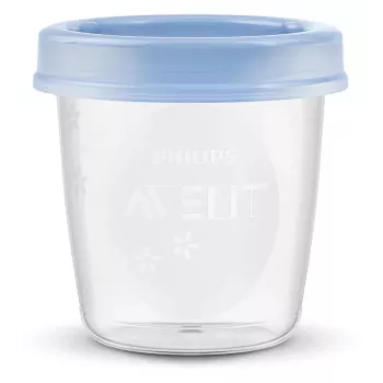 Philips Avent Breast Milk & Food Storage Cups 180 ml (5 Pack) with Lids