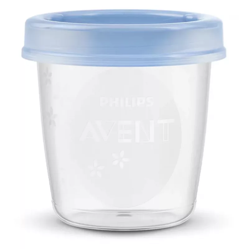 Philips Avent Breast Milk & Food Storage Cups 180 ml (5 Pack) with Lids