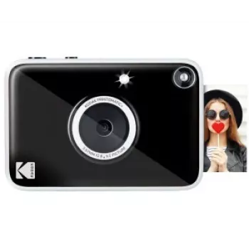 Kodak RODOMATICPBK Digital Instant Print Camera 10MP with Built-in Flash (Black)