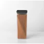 Brabantia Square Food Storage Canister 2.5L Dark Grey