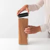 Brabantia Square Food Storage Canister 2.5L Dark Grey