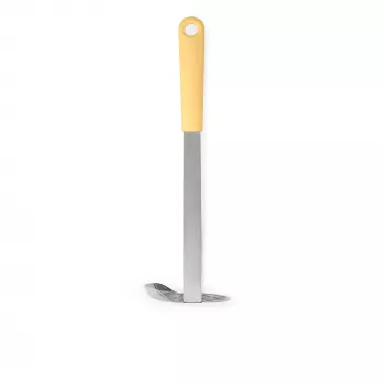 Brabantia Potato Masher and Serving Spoon, Vanilla Yellow