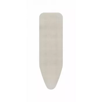 Brabantia PerfectFlow Ironing Board Cover Size B, 124 x 38 cm, Denim Grey, 8 mm Felt Padding