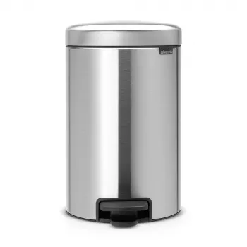 Brabantia NewIcon Pedal Bin 12L Matt Steel
