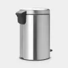 Brabantia NewIcon Pedal Bin 12L Matt Steel
