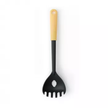 Brabantia Spaghetti Server, Vanilla Yellow, Nylon, Heat-Resistant, Dishwasher Safe