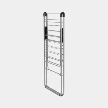 Brabantia HangOn Wall-Mounted Drying Rack, 20 m, Metallic Grey