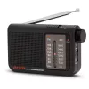 AIWA RS-55/BK Portable Analog AM/FM Pocket Radio, Black