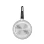 Brabantia Indu+ 24 cm Non-Stick Frying Pan, Forged Aluminium, Black