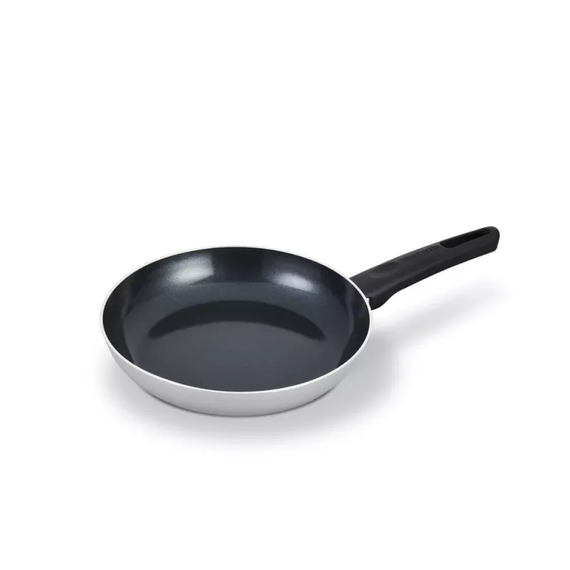 Brabantia Indu+ 24 cm Non-Stick Frying Pan, Forged Aluminium, Black