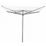 Brabantia Topspinner Rotary Dryer 40m, 4 Arms, Metallic Grey