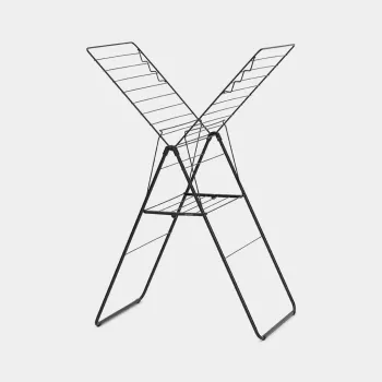 BRABANTIA HangOn Drying Rack, 20m, Matt Black
