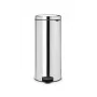Brabantia NewIcon Pedal Bin 30L Brilliant Steel