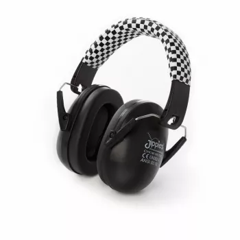 Jippie's Hearing Protection Earmuffs for Children, Black