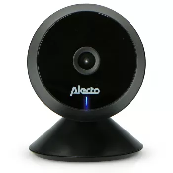 Alecto SMARTBABY5BK Digital Video Baby Monitor, 2.4 GHz FHSS, 2.4 inch Colour LCD, Night Vision, Two-Way Talk, Temperature Sensor, Lullabies, VOX, Black