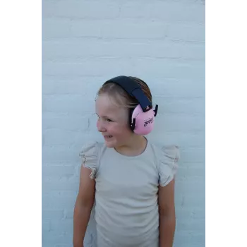 Jippie's Noise Reduction Ear Defenders for Children, Light Pink