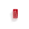 LEKUE Heart Ice Cube Tray with Lid, Red, 18 Cavities, Platinum Silicone