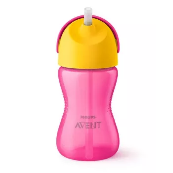 Philips Avent Straw Cup with Flexible Straw, 300 ml, 12m+, Pink