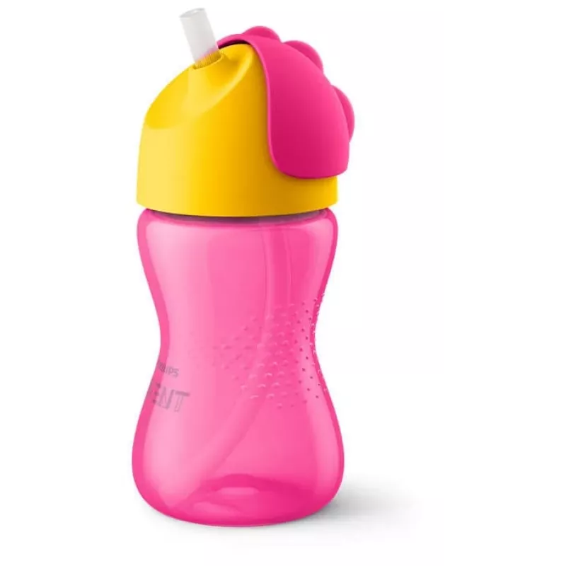Philips Avent Straw Cup with Flexible Straw, 300 ml, 12m+, Pink