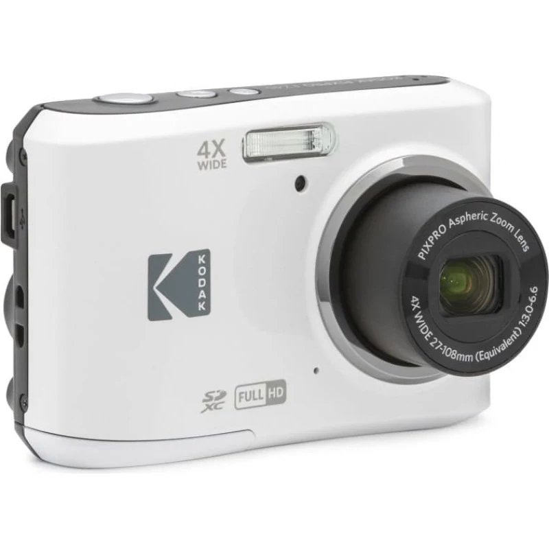 Kodak PIXPRO FZ45 White Digital Camera