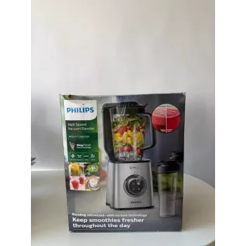 Philips 1400W Vacuum Blender HR3756/00-B with 2L Jar and 0.6L Tumbler