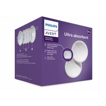 Philips Avent Disposable Breast Pads SCF254/61 (60 Pack)