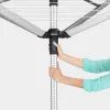 Brabantia Rotary Dryer Lift-O-Matic 50 m, Metallic Grey