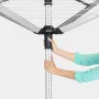 Brabantia Rotary Dryer Lift-O-Matic 50 m, Metallic Grey