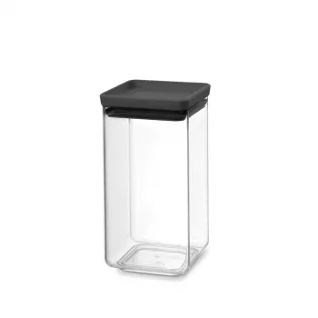 Brabantia Make & Take Rectangular Food Storage Container 1.6 L Dark Grey