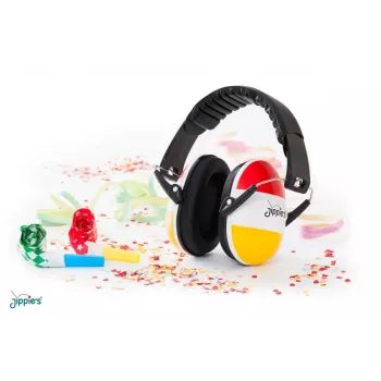 Jippie's Hearing Protection Earmuffs for Children, Festival Pink