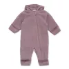 Lodger Skier Teddy Baby Jumpsuit, Size 62, Rose