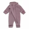 Lodger Skier Teddy Baby Jumpsuit, Size 62, Rose