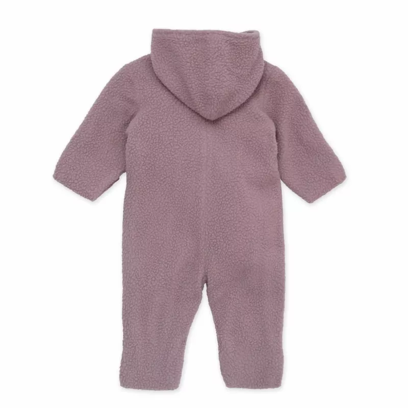 Lodger Skier Teddy Baby Jumpsuit, Size 62, Rose
