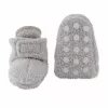 Lodger Slipper Teddy Baby Slippers, Storm, 6-12 Months, Anti-Slip