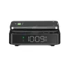 AIWA CR-30/BK Digital Alarm Clock with LED Display, FM/PLL Radio, Black