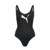 Puma Swim Women's One-Piece Swimsuit Black Size M