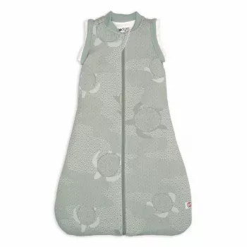 Lodger Hopper Matcha Turtle Baby Sleeping Bag with Removable Sleeves, Cotton, 50/62, TOG 0.5, Green