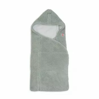 Lodger WPT 109 Wrapper Teddy Silk Touch Baby Swaddle Blanket, Cream