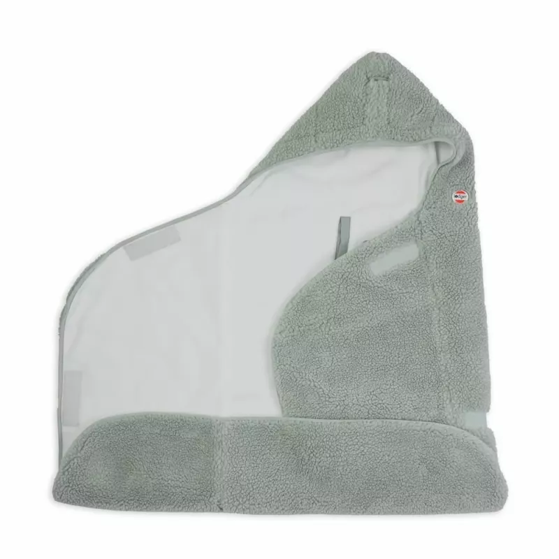 Lodger WPT 109 Wrapper Teddy Silk Touch Baby Swaddle Blanket, Cream