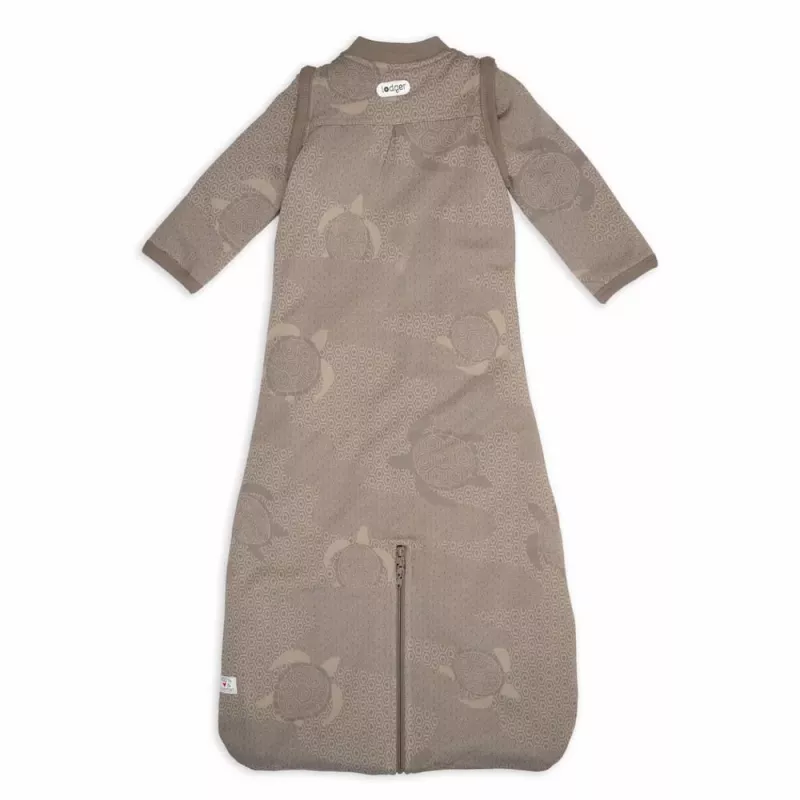 Lodger Hopper Matcha Turtle Baby Sleeping Bag with Removable Sleeves, Buffalo, 68/80