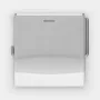 Brabantia 385322 Wall-Mounted Toilet Roll Holder, Matt Steel