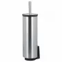 Brabantia ReNew Toilet Brush and Holder, Matt Steel, Wall-Mountable or Freestanding, Replaceable Brush Head