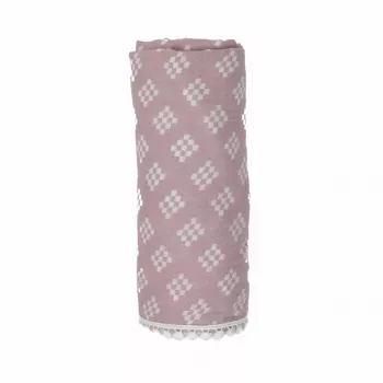 Lodger Swaddle Tribe Muslin Swaddle Blanket 120x120 cm Rose