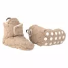 Lodger Slipper Folklore Fleece Baby Slippers, Beige, 6-12 Months