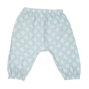 Lodger Hipster Tribe Muslin Baby Hipster Trousers, Ice Flow, 62 cm