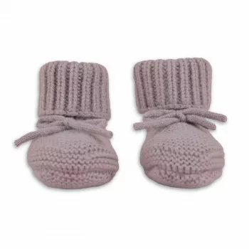 Lodger Slipper Merino Wool Baby Slippers, Rose, 6-12 Months